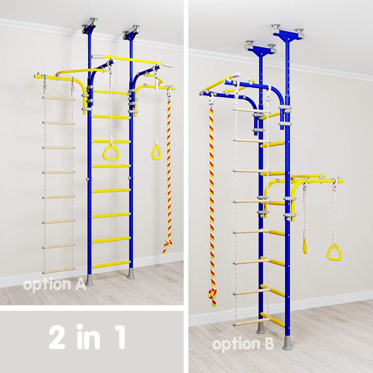 70% оƒƒ Evеrуthіng Home Gym Swedish Wall Playground Set for Schools Kids Room - Transformer