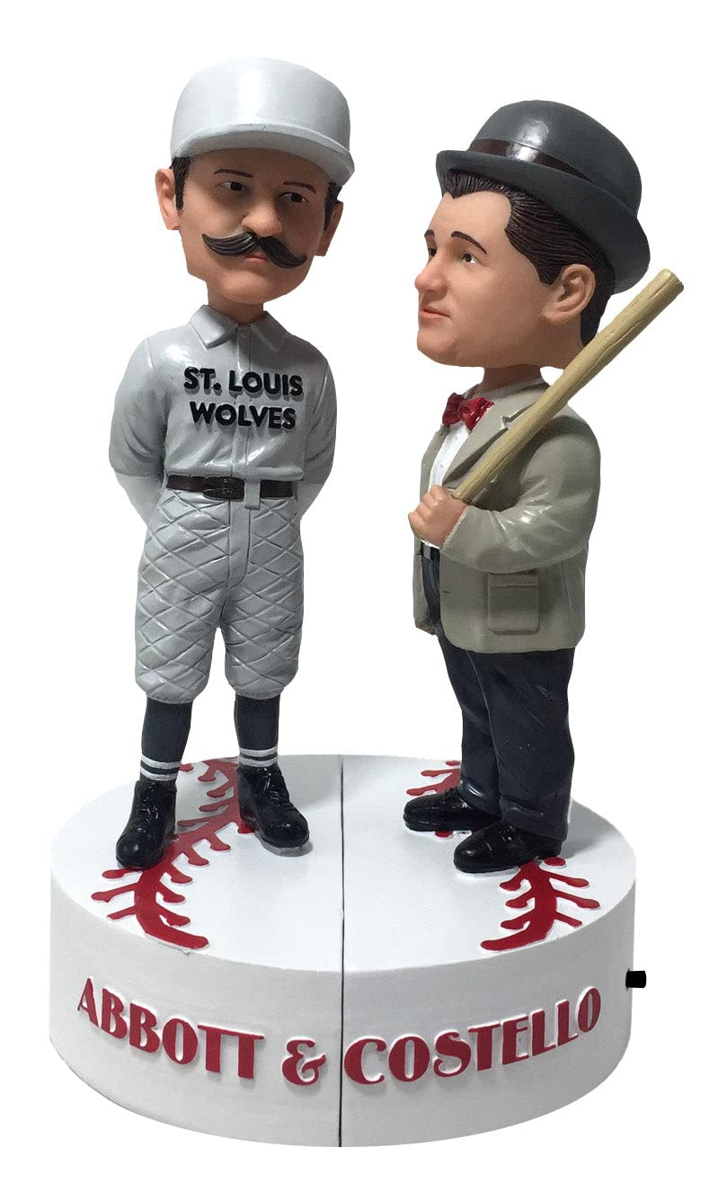Abbott & Costello Talking Dual Bobblehead Baseball