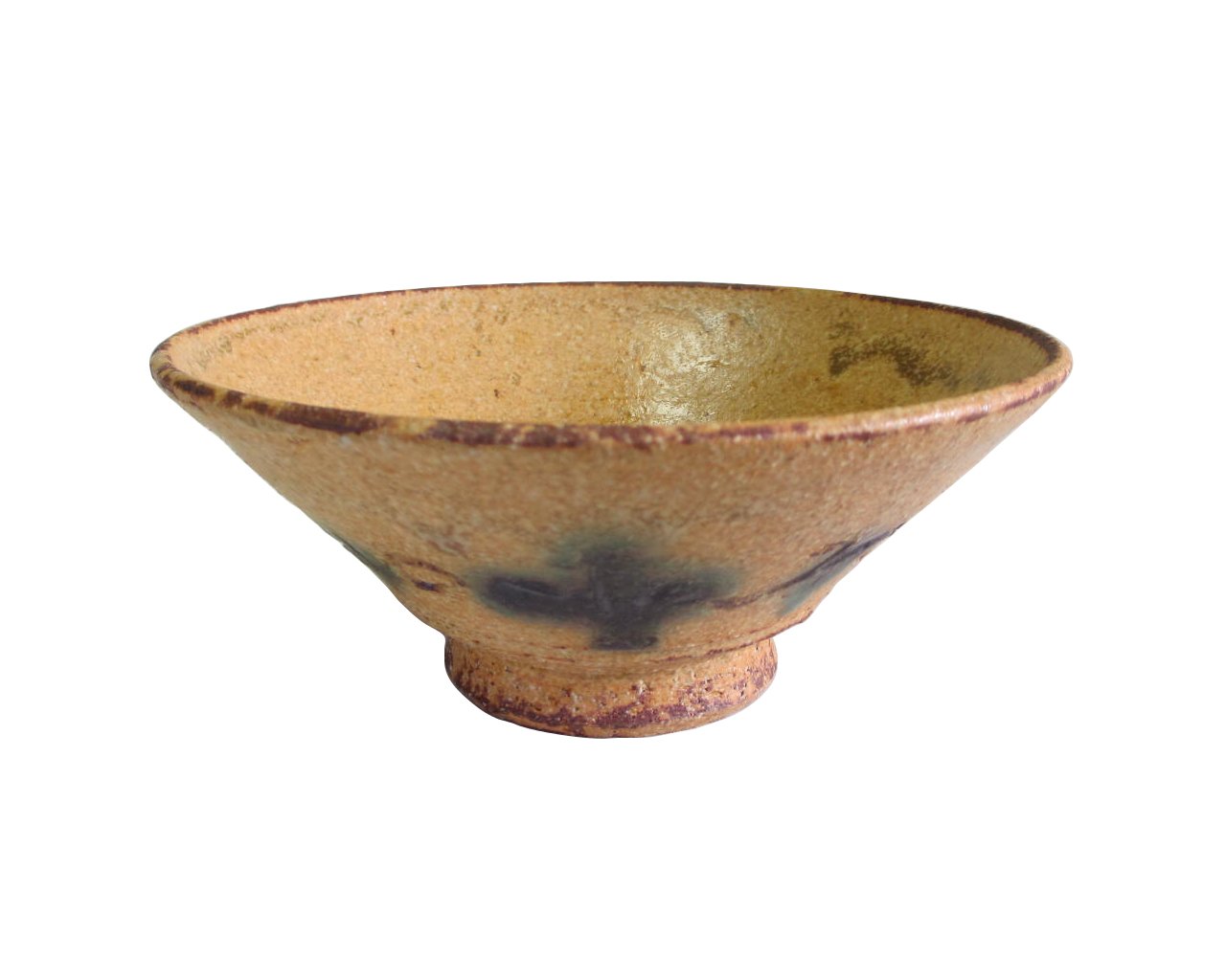 酎磨(浜田純理）　黄瀬戸山柿茶碗　桃山陶 酎磨(浜田純理） 黄瀬戸山柿茶碗 桃山陶 - メルカリ