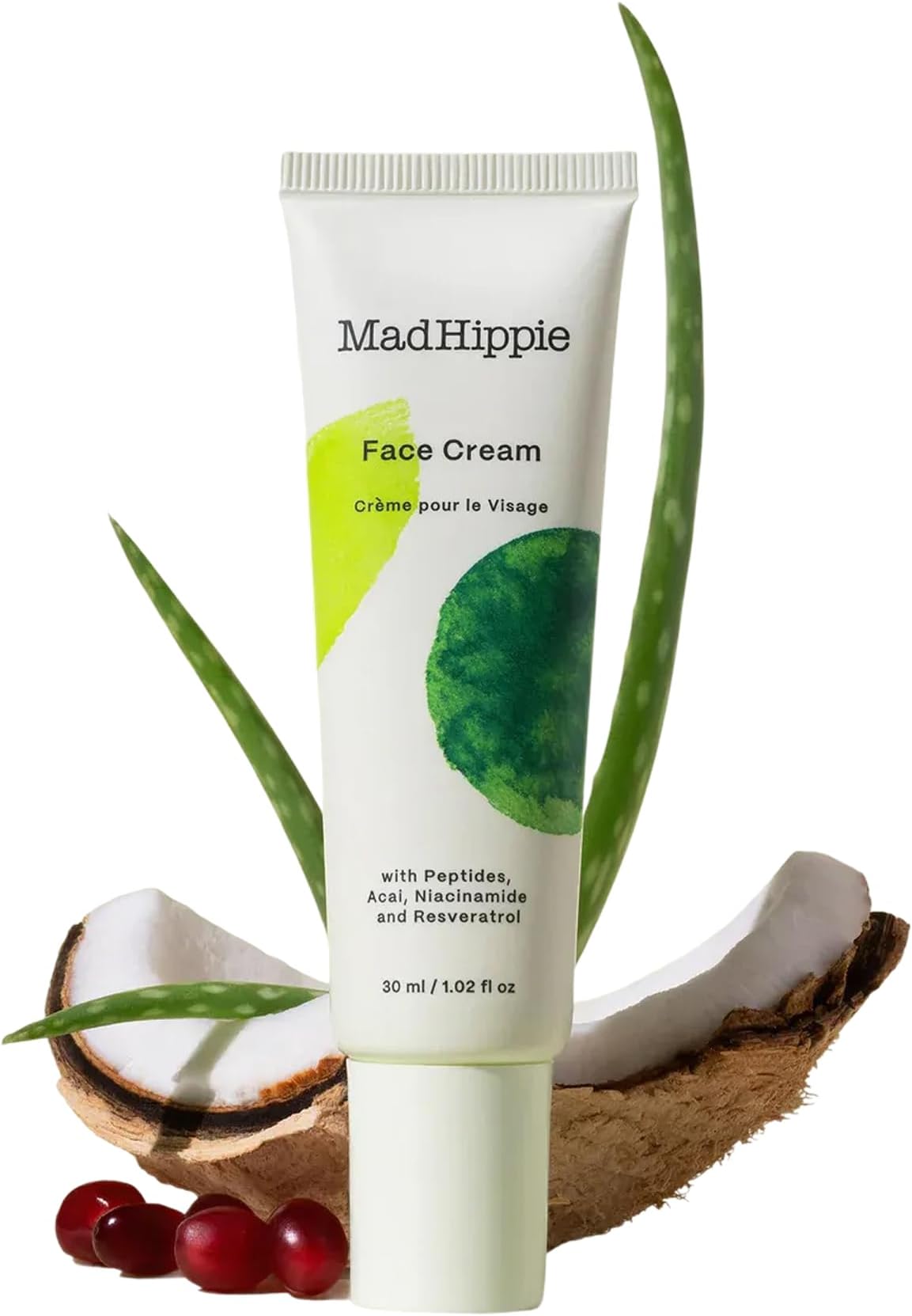 Face Cream – Age-Defying Face Moisturizer & Skin Tightening Cream with Niacinamide, Advanced Peptides & Argan Oil (1.02 Oz)