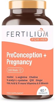 FERTILIUM Fertilium For Her - Acide Folique + Inositol + Q10 - 60 Capsules