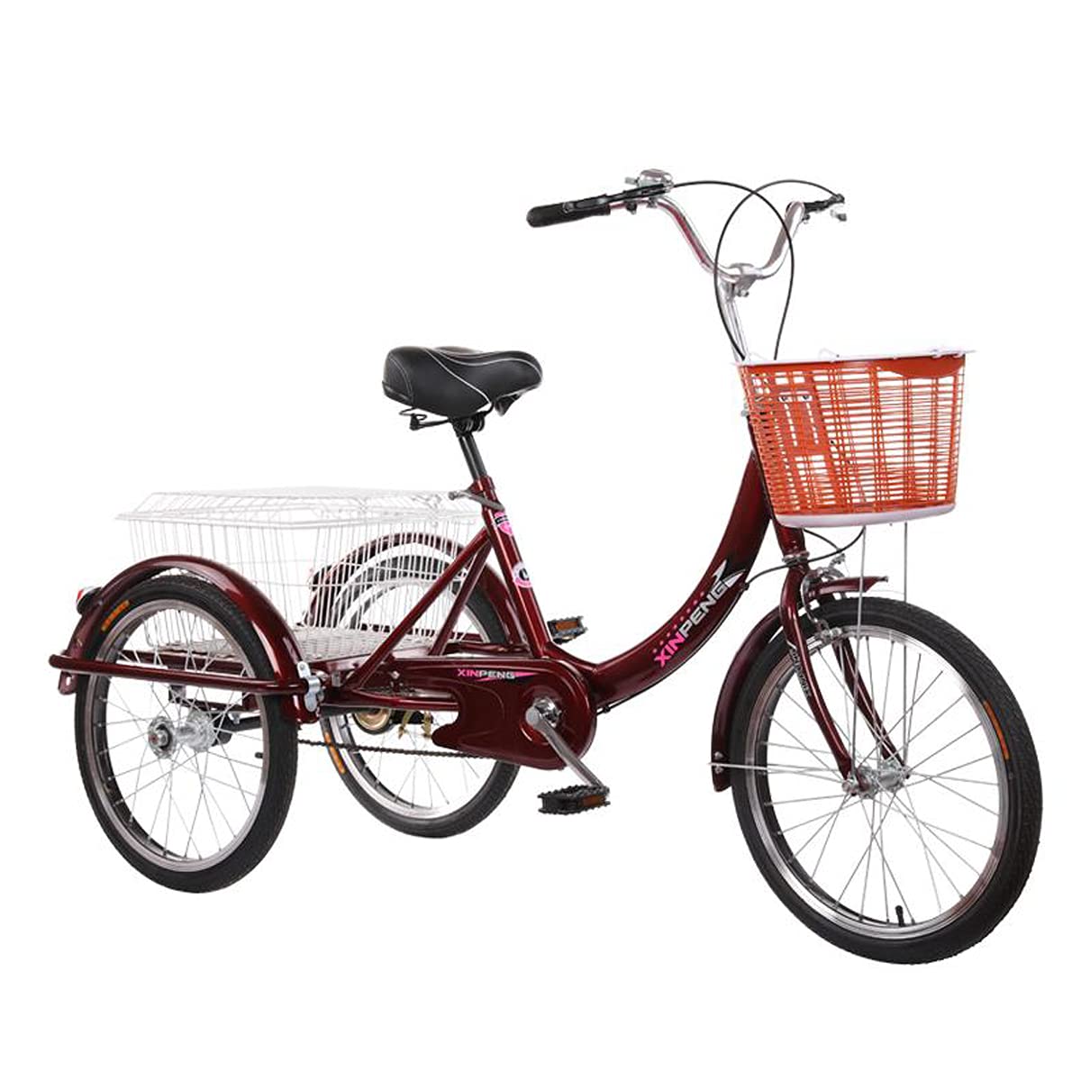 Buy Kays Single Speed 3Wheel Adult Tricycle Trike Cruiser Bike Cargo