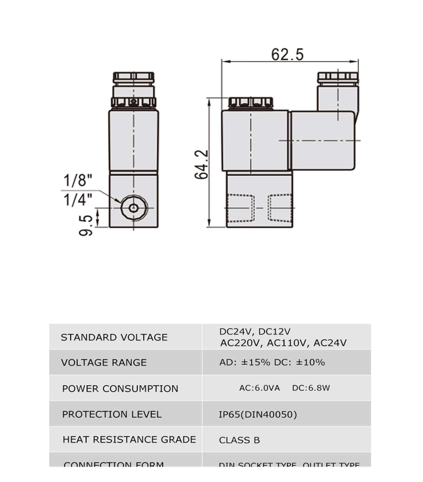 Électrovannes pneumatiques à Deux Voies et Deux Positions 2V025-06/08 DC12V DC24V AC220V AC110V AC24V Électrovannes pneumatiques à Deux Voies et Deux Positions(2V025-06 DC12V)