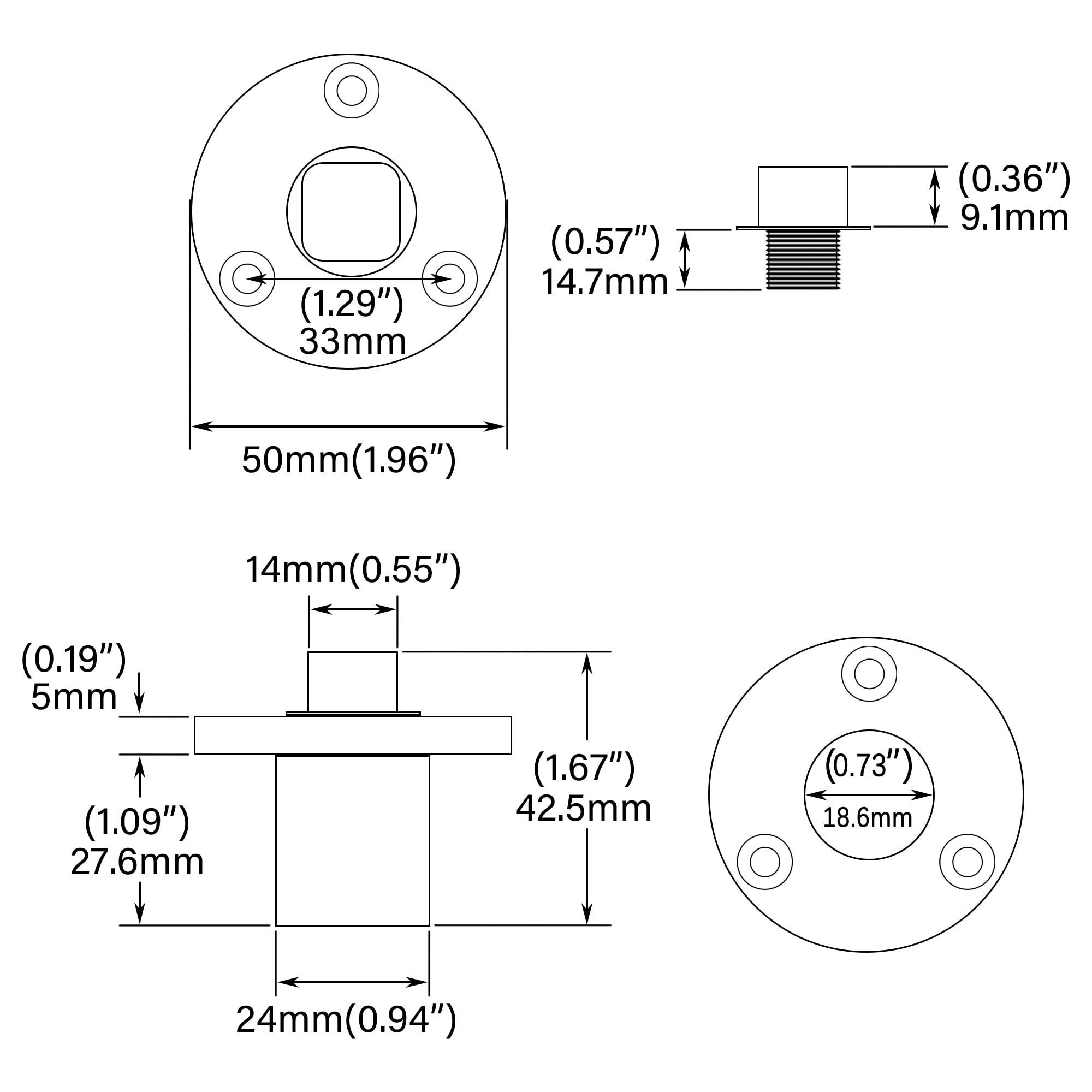 Ronstan Drain Plug Spare Plug for 294 & 739