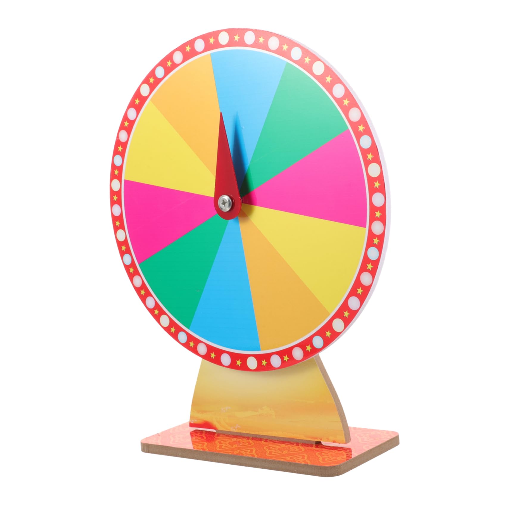 Toddmomy Prize Wheel for Fortune Game Prize Wheel Party Raffle Game Turntable Portable Design