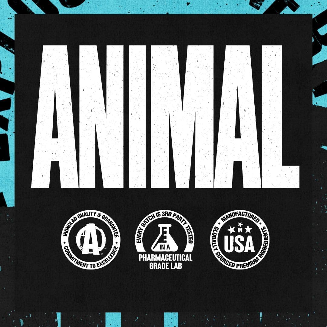 ANIMAL Nitro - aminoácidos EAA y BCAA para el desarrollo muscular y la regeneración - Aminoácidos esenciales para el fitness, el culturismo y los entrenamientos intensivos - 44 envases.