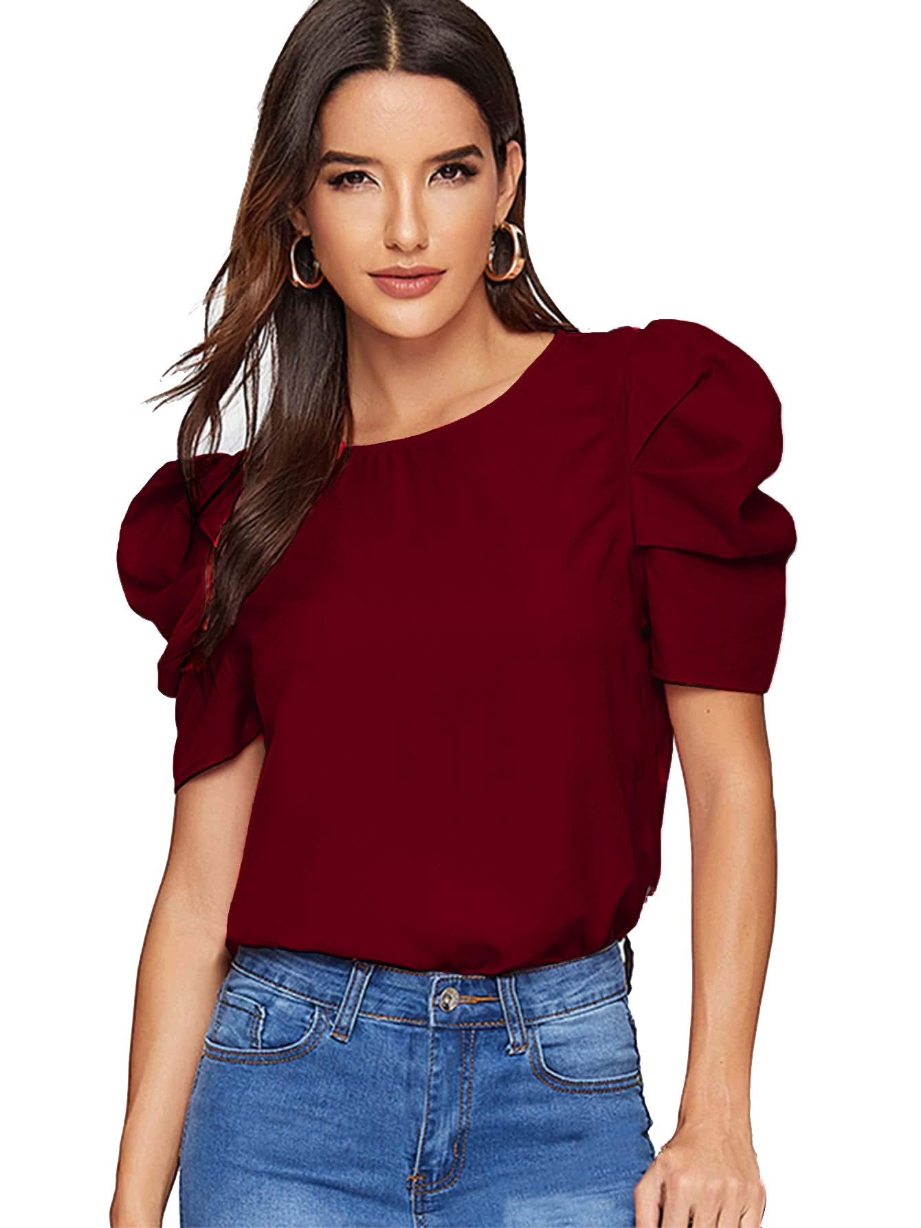 AahwanWomen's & Girls' Solid Top (KV-131)