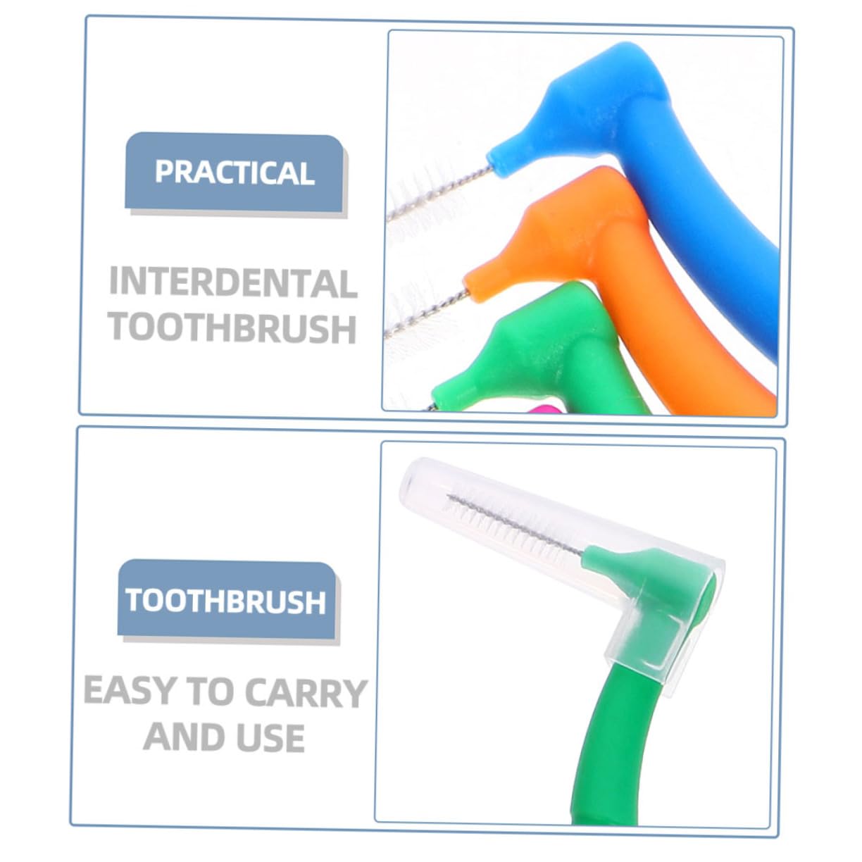 150 Piezas Cepillo Interdental Cepillos De De De Viaje s De Para Dentaduras Postizas De De Portátil Didiseaon