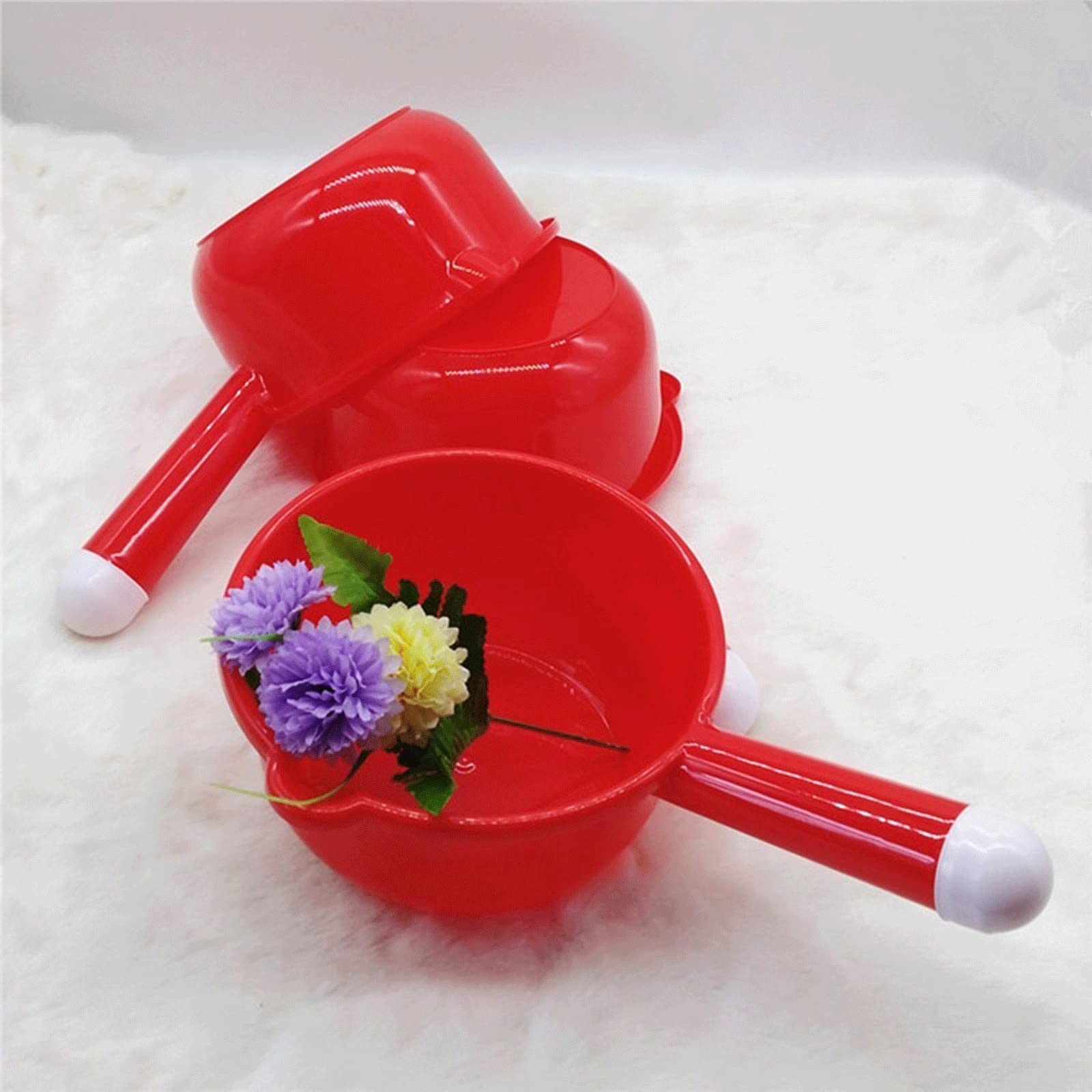 Wisząca długa rączka miarka na wodę pogrubiona plastikowa chochla do kąpieli łyżka owoce warzywa mycie miarka domowe przybory kuchenne