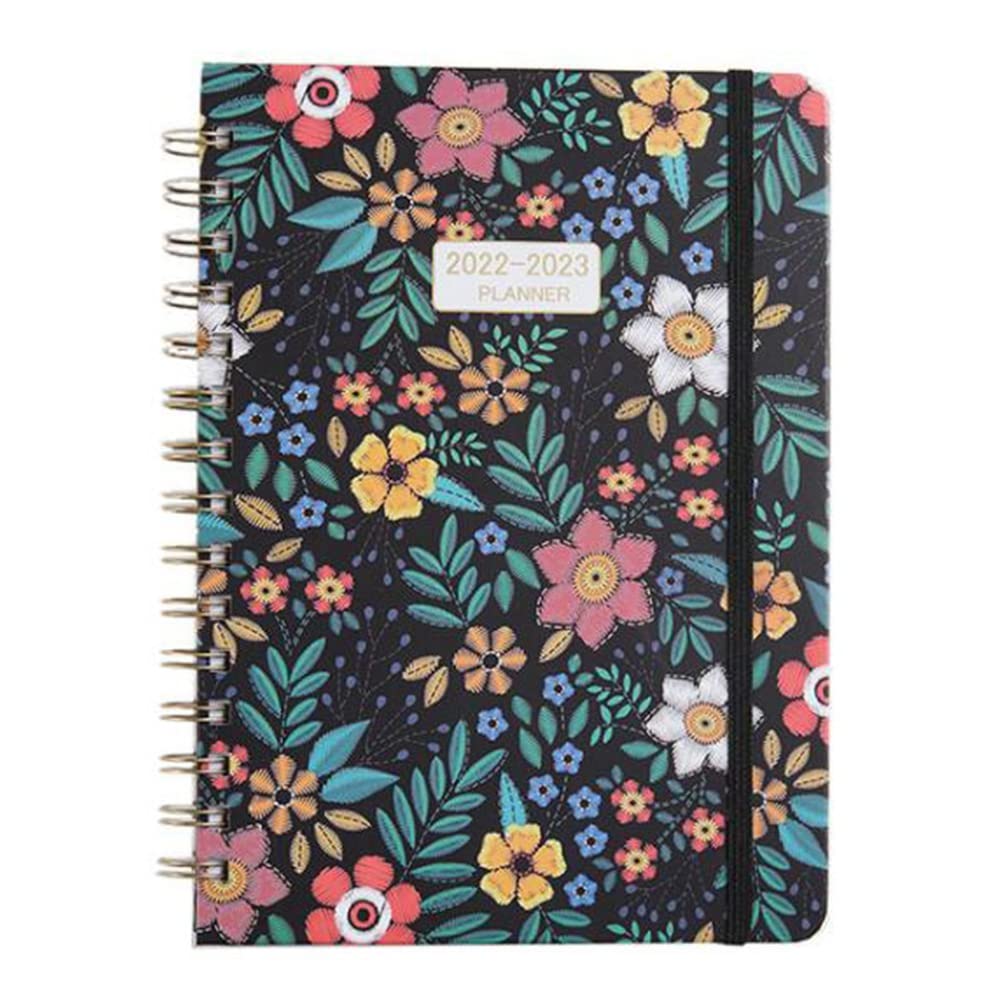 Agenda per pianificazione dei fiori, agenda giornaliera, agenda annuale, agenda annuale, formato A5, quaderno inglese, C