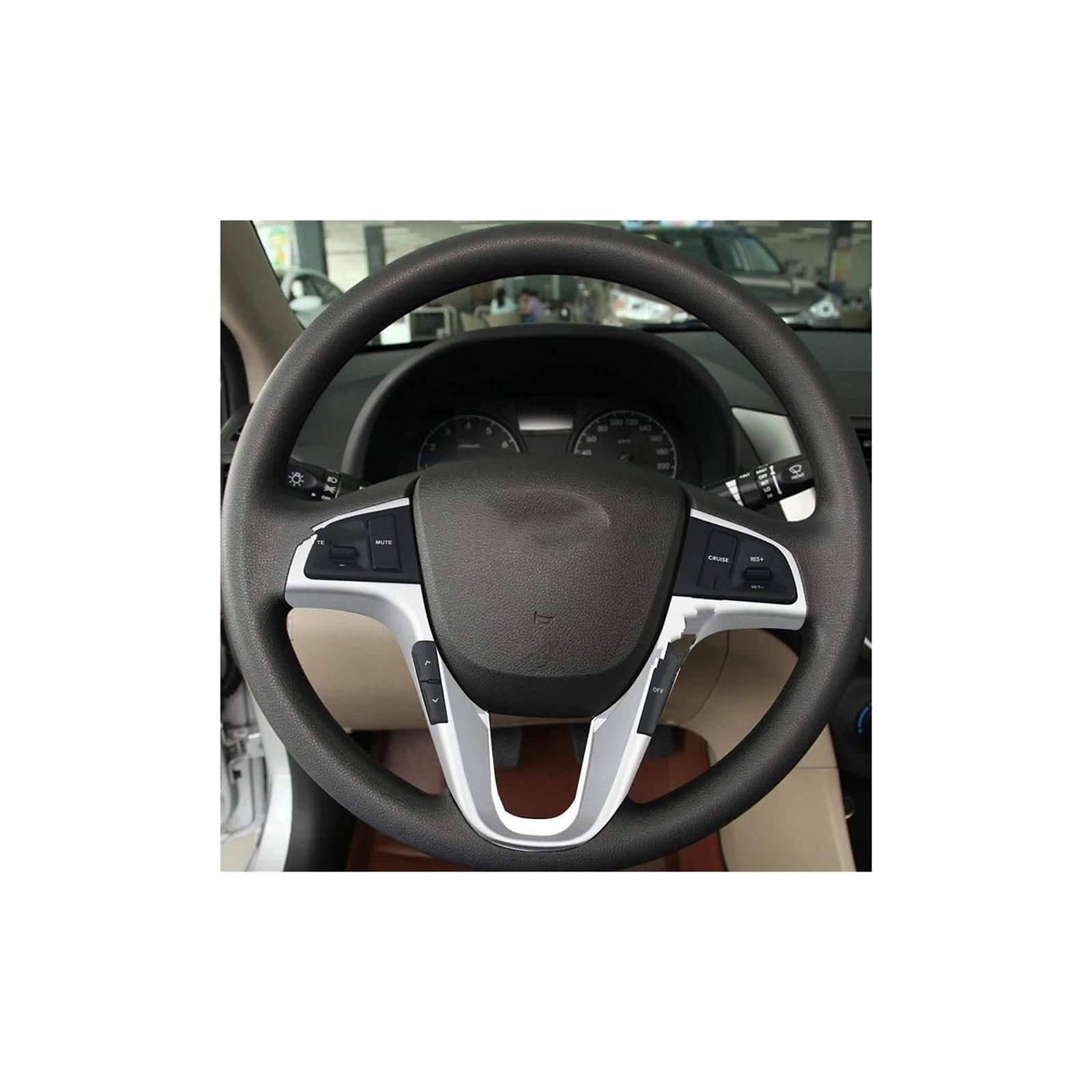 Volante Multifunzione Tasto Per Hyundai Per Verna Per Solaris Pulsanti Volante Multifunzione Volume Audio Interruttore Controllo Velocità Costante Retroilluminazione Blu | Upgraded