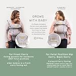 LÍLLÉbaby Toutes les saisons Ergonomie complète 6-in-1 Nouveau-né à Toddler - avec support Lombaire - pour les enfants 7-45 livres - 360 Degré Bébé - Entrée & Face à l'extérieur - Coral frais