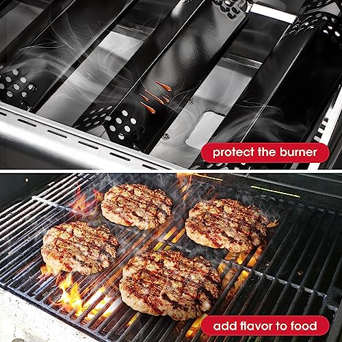 Unicook 14.6 Inch Grill Heat Plates, Heat Shield Replacement Parts, 6 Pack by Unicook - Used condition - Image 5