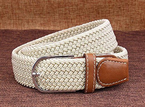 JULED Braided Canvas Woven Elastic Stretch Belts for Men/Women/Junior with Multicolored3