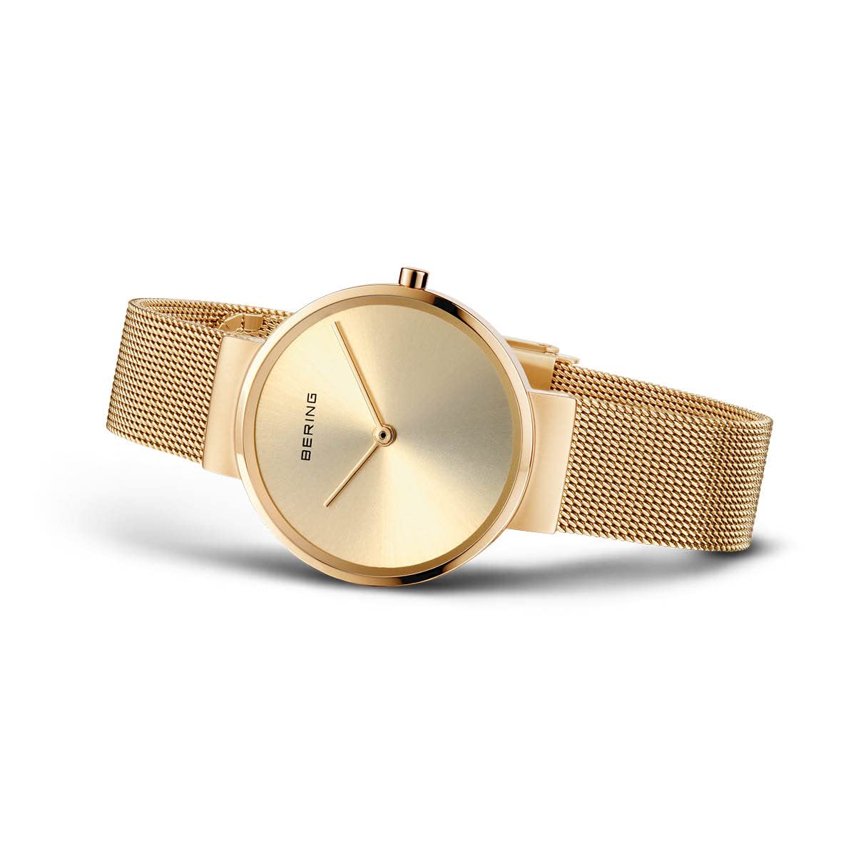Bering 14531 Reloj de Cuarzo para Mujer con Caja de Acero Inoxidable de 31 mm y Esfera, Correa milanesa, Cristal de Zafiro y Resistencia al Agua de 5 ATM