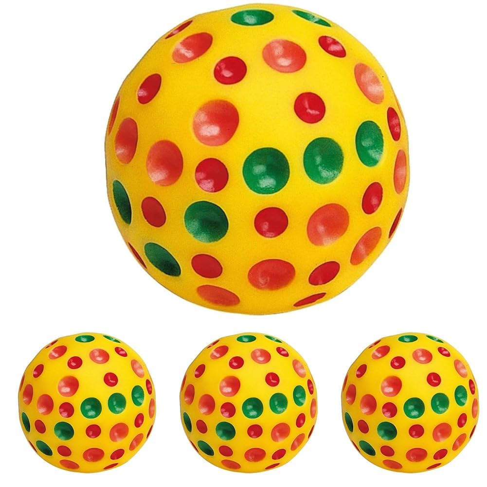 Ferplast Vinil Top Köpek Oyuncağı 6 cm (4 paketi)