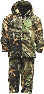Treel Infant - Toddler Camo Full Zip Hoodie Sweatshirt Fleece Jacket & Pants Set