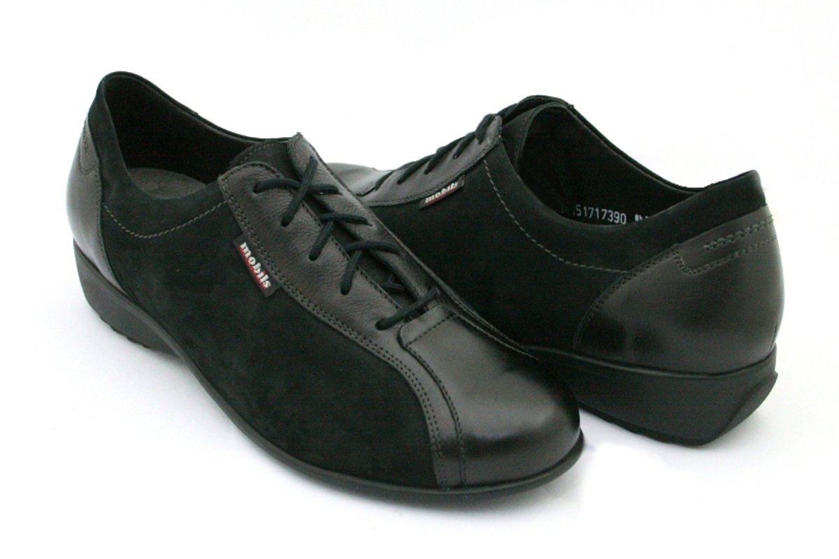 Mephisto Women's Sabi schw Lace-Up Flats