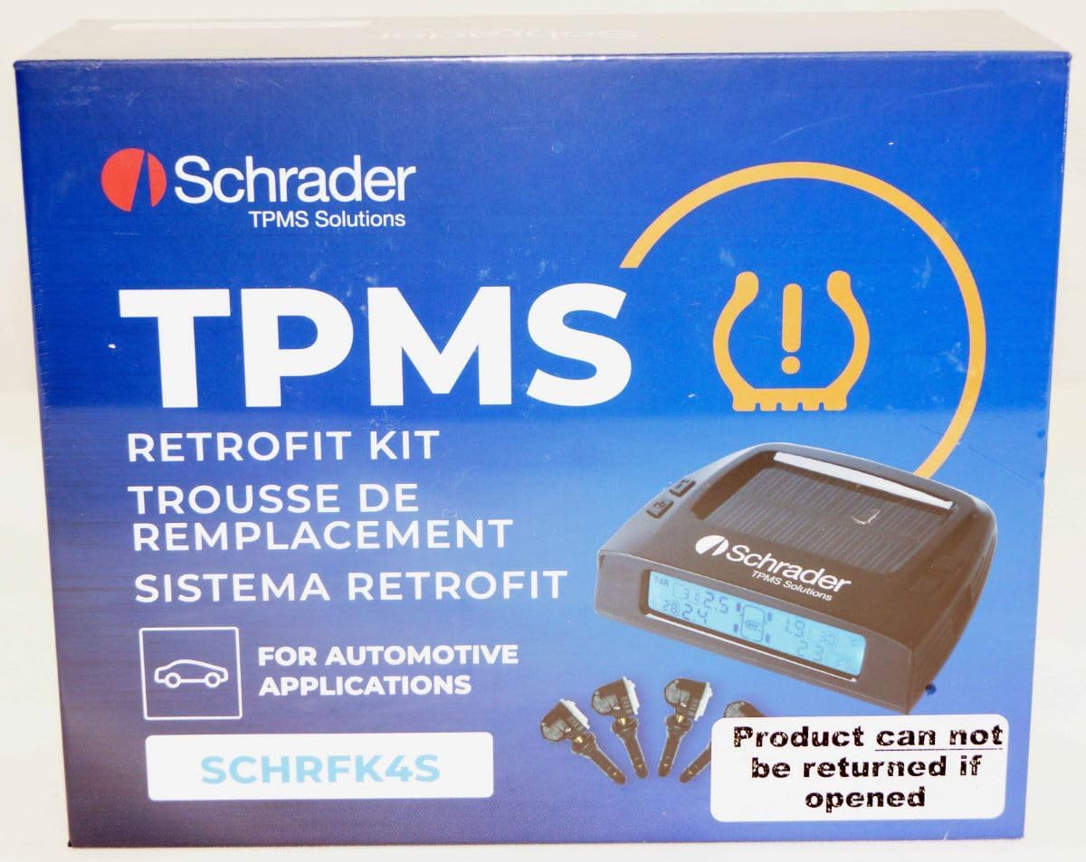 Schrader TPMS Retrofit Kit Designed For Use On Passenger Vehicles and Light Trucks Built Prior to 2008 Without Factory Installed TPMS. Ideal for Off Road Applications and Classic Collector Cars.