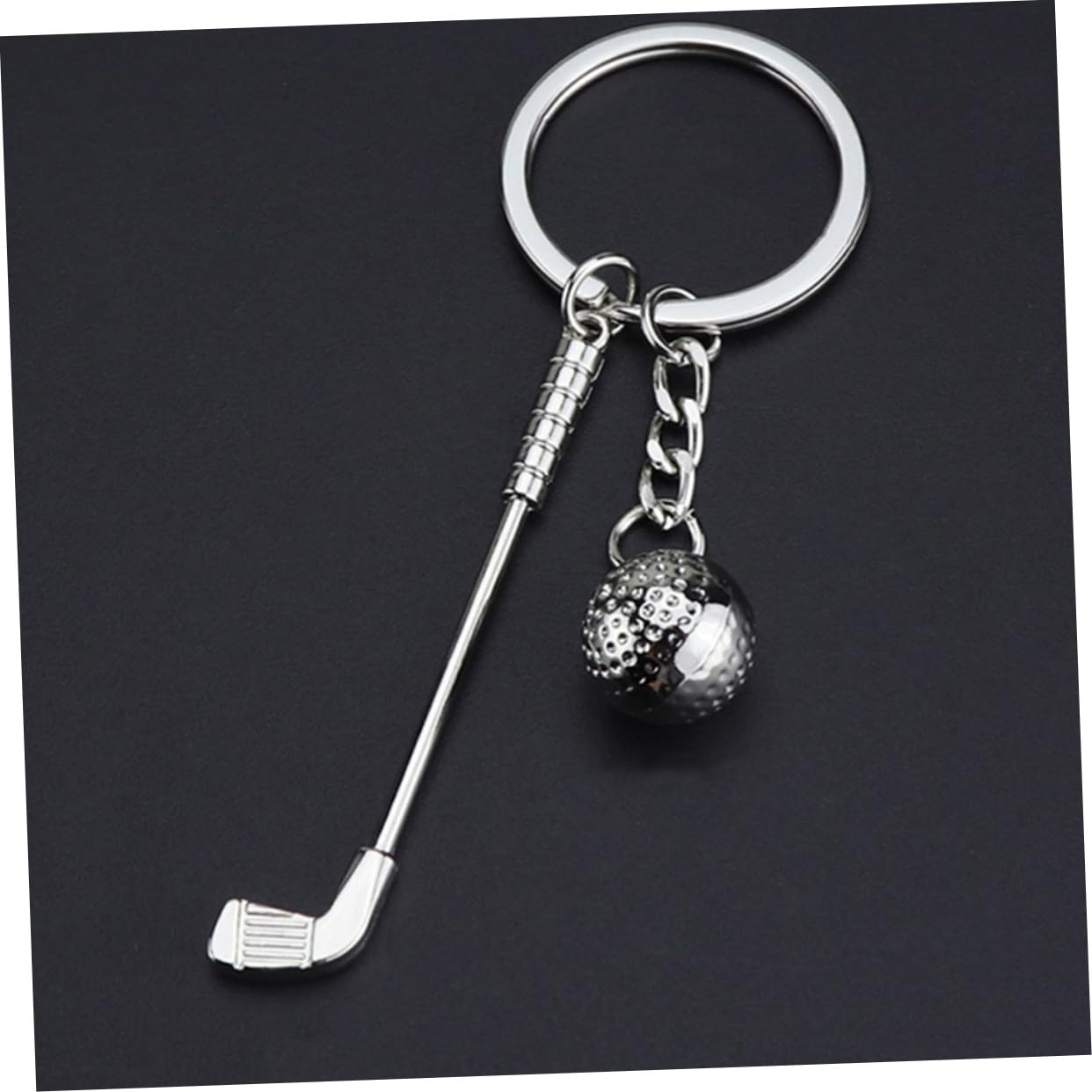 Abaodam Teiliges Golf Schlüsselanhänger Kreative Golfer Schlüsselringe Für Taschen Und Praktische Golfball Design Schlüsselanhänger Für Sportliebhaber