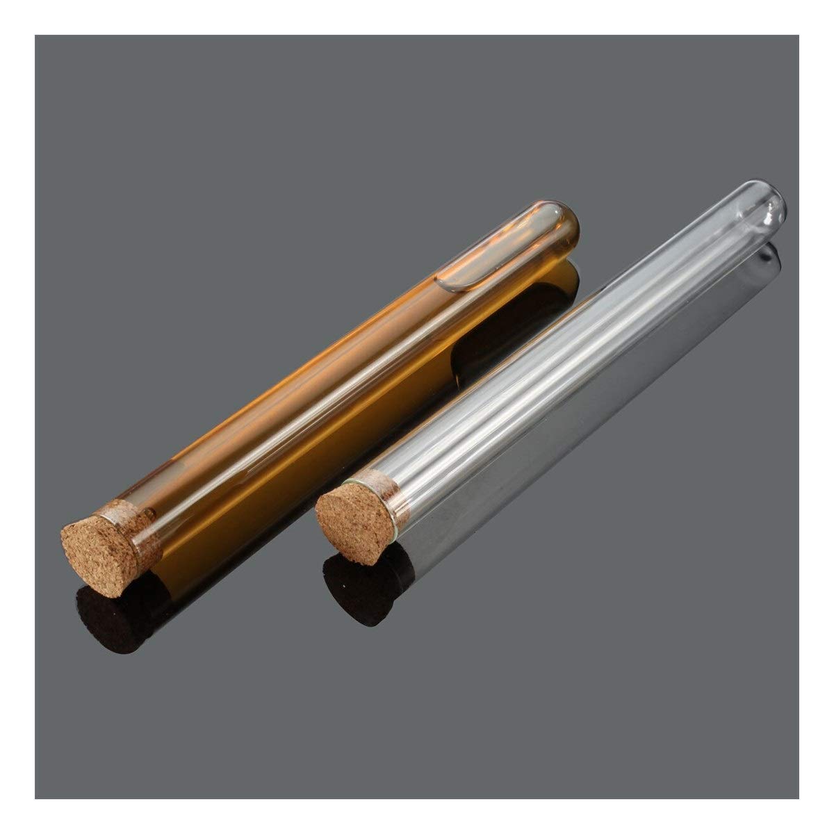 Kleine Reagenzgläser, 10 Stück, 15 X 150 Mm, Reagenzglas Aus Laborglas, Mit Korken, Reagenzgläser Für Laborschulbedarf, Einfach Zu Verwenden