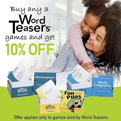 ? Word Teasers Middle School Vocabulary Edition - Fun And Educational Flashcards For Family And Friends - Vocabulary Trivia & Conversation Starters For Children Ages 10 To 13-150 Questions #TOP5