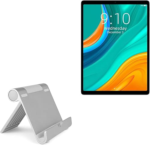 BoxWave Soporte y soporte compatible con Chuwi HiPad Plus - Soporte de aluminio VersaView, portátil, soporte de visión multiángulo