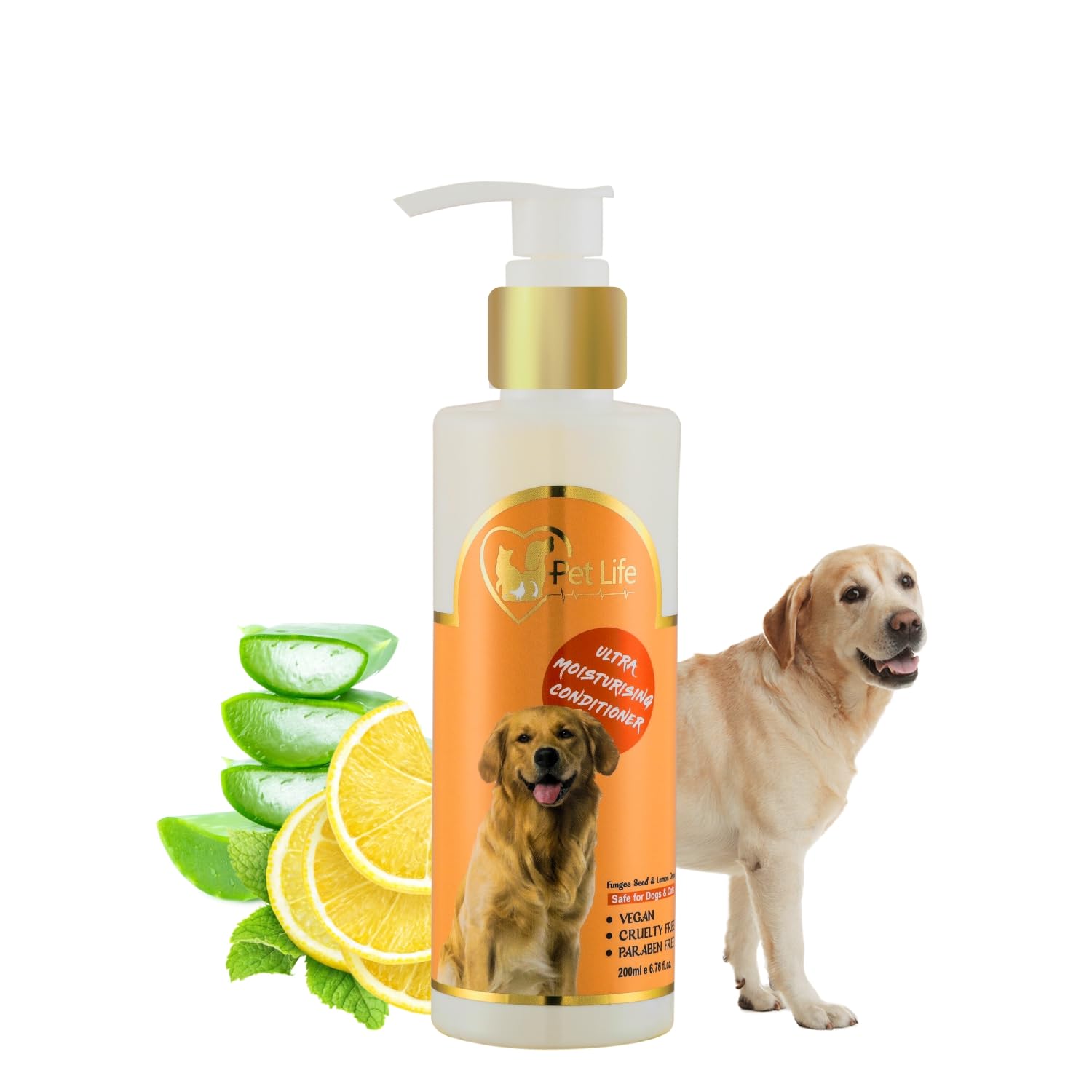 Pet Life Organic Ultra Moisturising Dog Conditioner for Labrador | Shiny & Healthy Coat | Silky, Soft & Smooth Hair Suitable for All Type of Dog & Puppy, Paraben Free – 200 ml (B0C7LV9XNG) Amazon Price History, Amazon Price Tracker