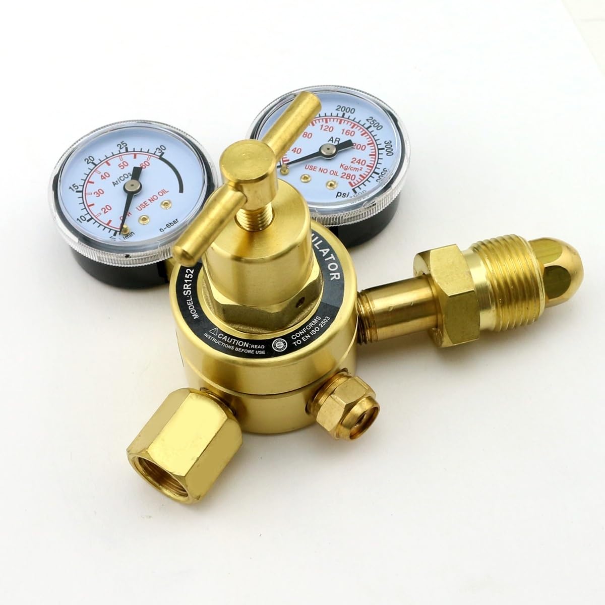 WeldingCity Light Duty Flowmeter Regulator Victor Style 150-series for Argon And Argon/CO2 Mix