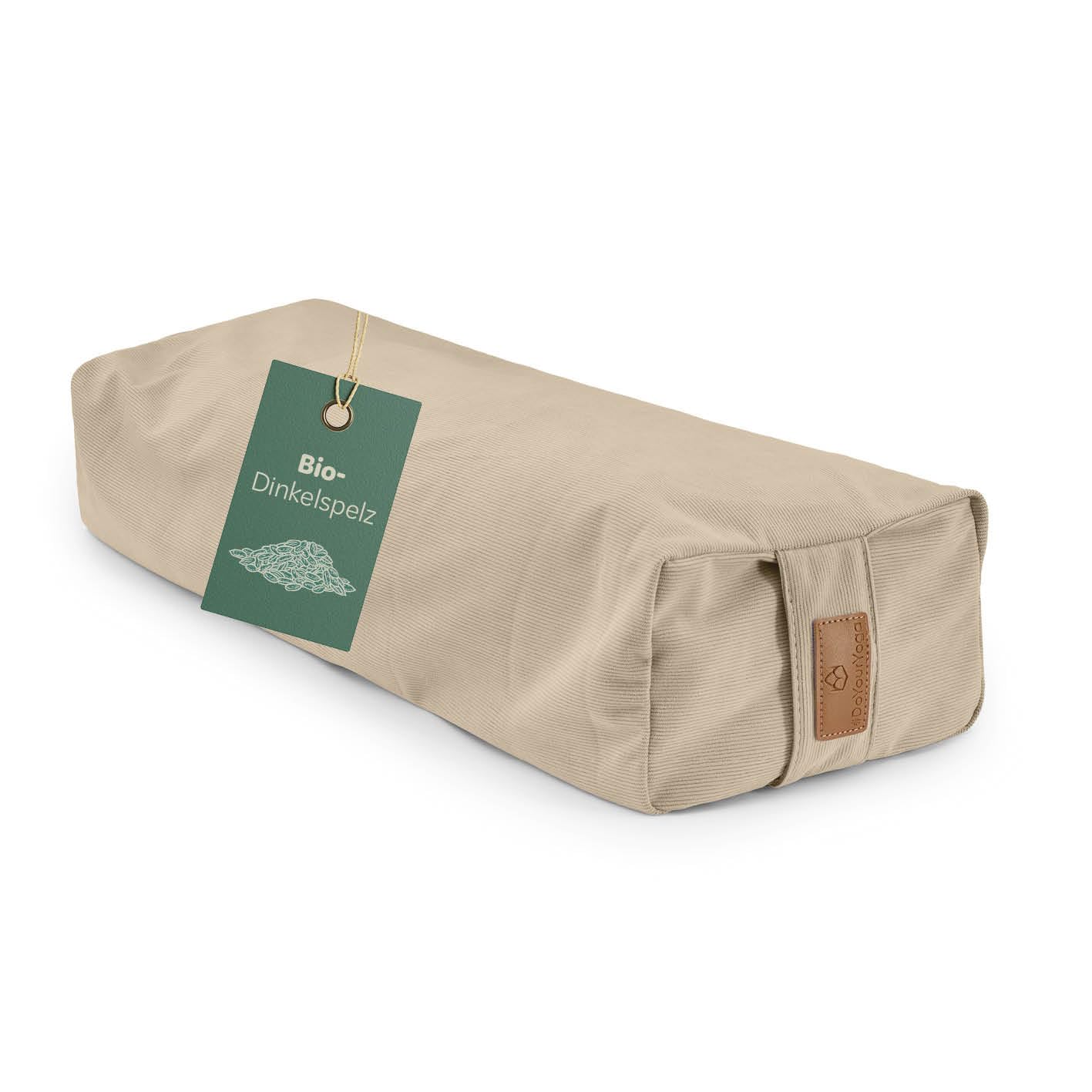#DoYourYoga Yoga Bolster de pana Paravati con espelta orgánica (KBA)