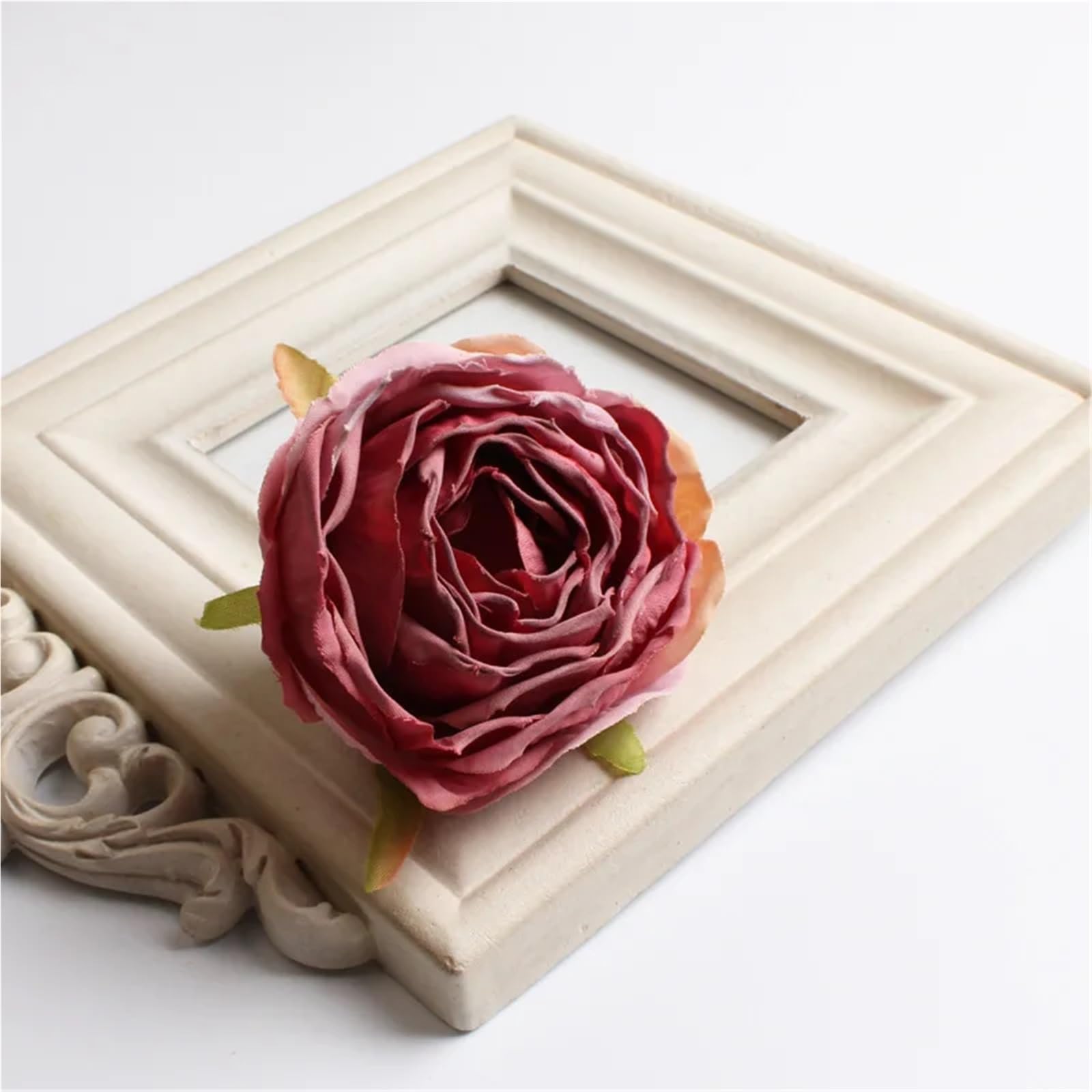 Fiori Di Stoffa 50 pezzi 14 colori 7 cm testa di fiore in tessuto di seta artificiale for fai da te matrimonio bouquet da