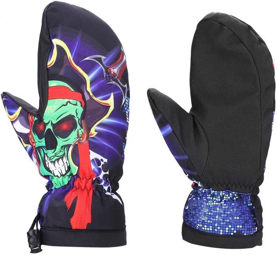 Outdoor Skiing Gloves Windproof Polyester Warm Skiing Snow Gloves Breathable Outdoor Sports Gloves Skiing Accessories