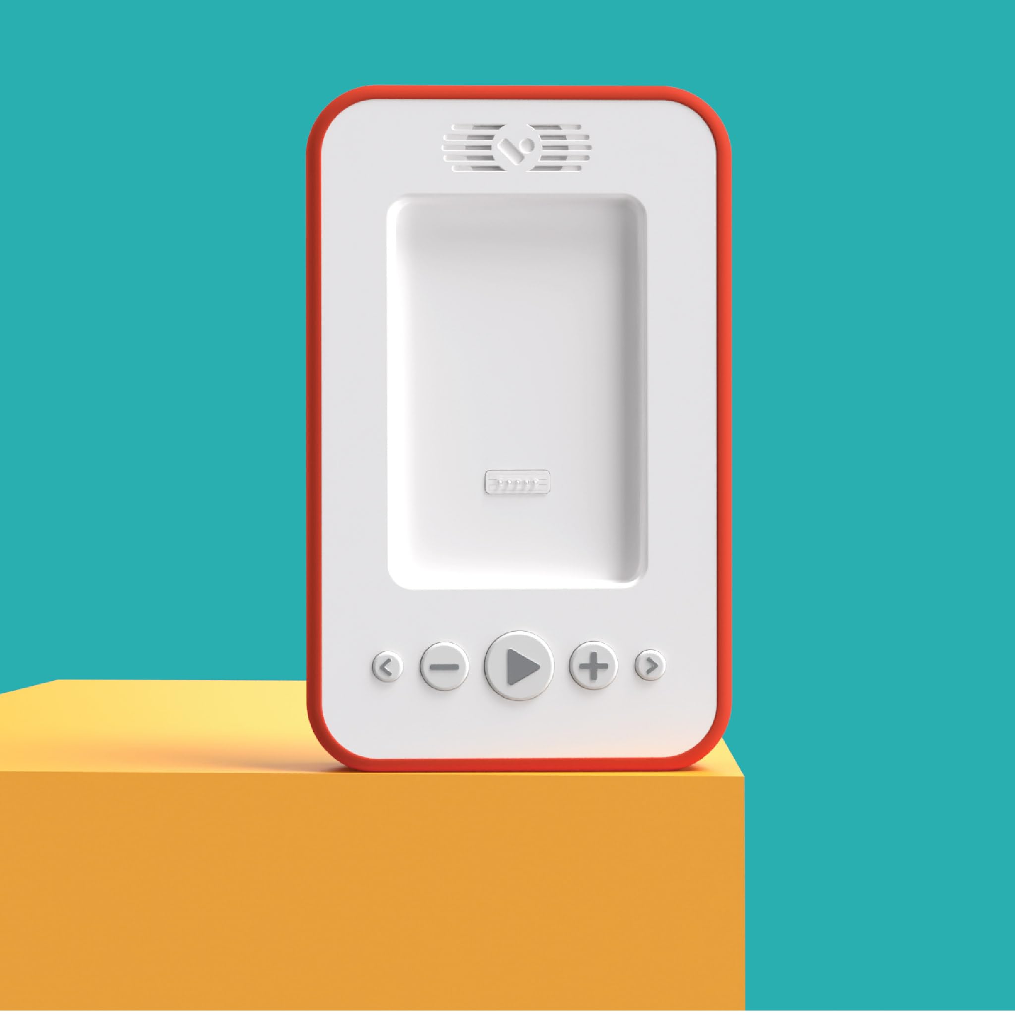 Voxblock Kids Audio Book Player, Red - Image 2