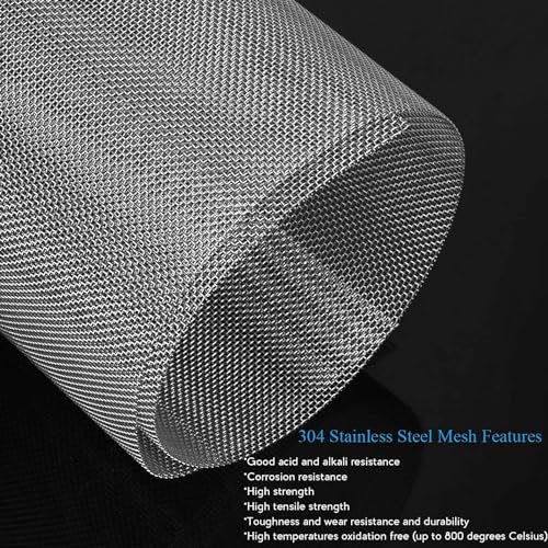 Malla tejida de acero inoxidable 304 flexible y fácil de cortar para rejillas de ventilación 3