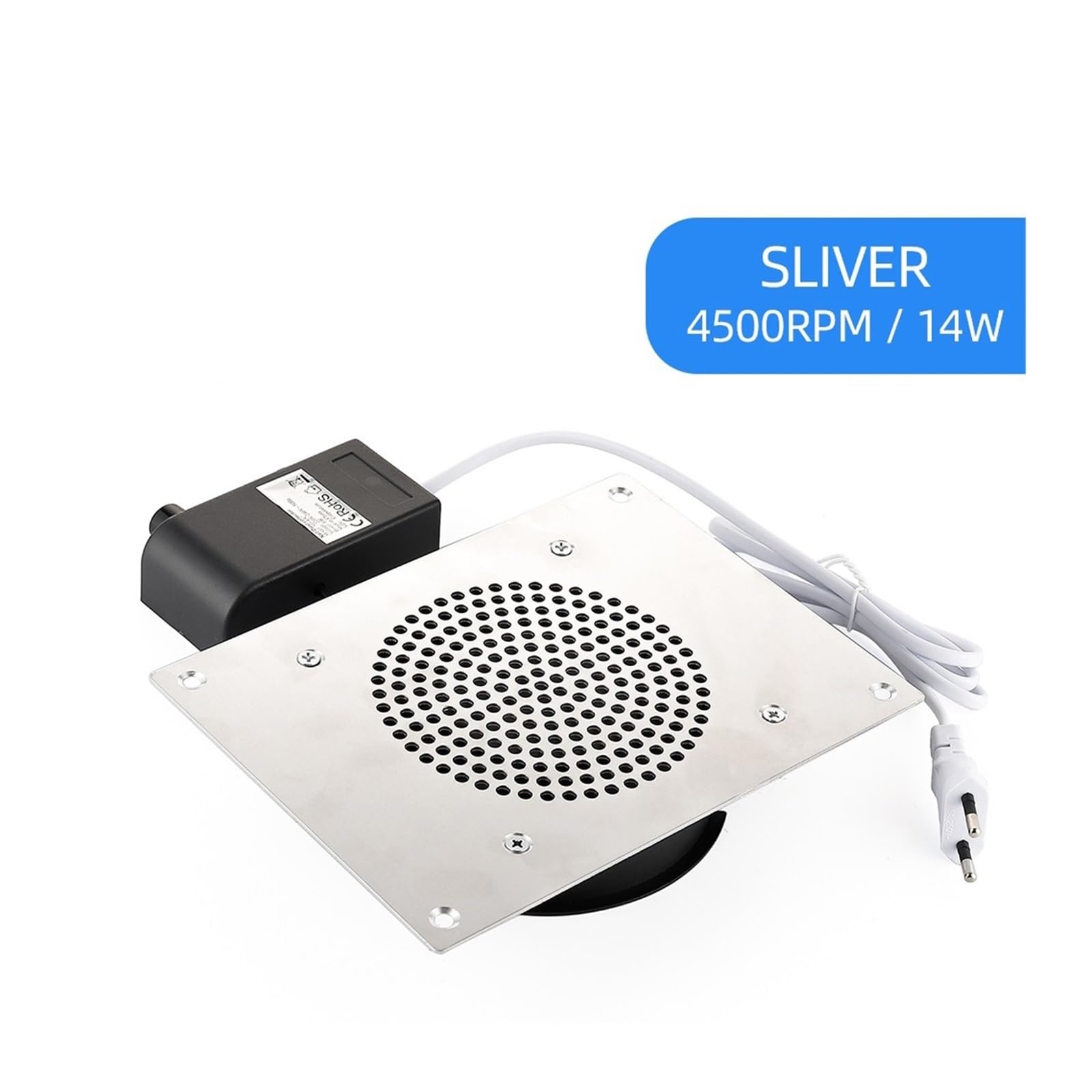 Aspirapolvere per Unghie, 4500 giri/min Collettore di polveri for unghie Macchine utensili for manicure Forte potere Aspirapolvere for unghie Strumento for nail art for attrezzature for salone di mani
