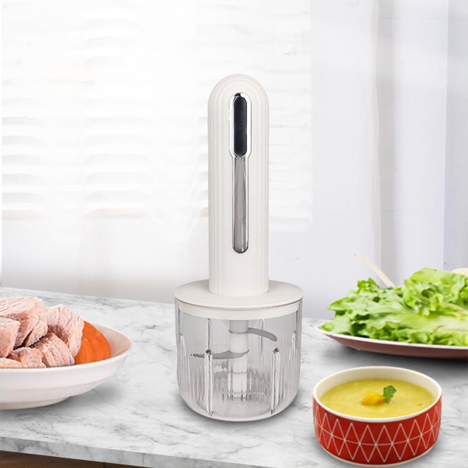 Picadora De Alimentos - Picadora De Verduras Portátil | Triturador Eléctrico Desmontable Para Comida De Bebé Frutas Preparación De Comidas Y Verduras