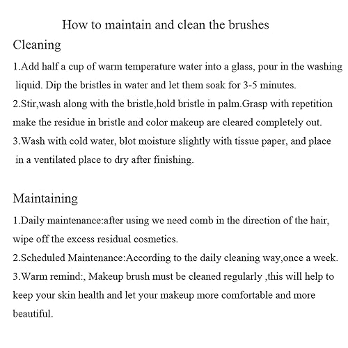 Miniatura 8 de AOLANLA - Juego de brochas de maquillaje (9 piezas)