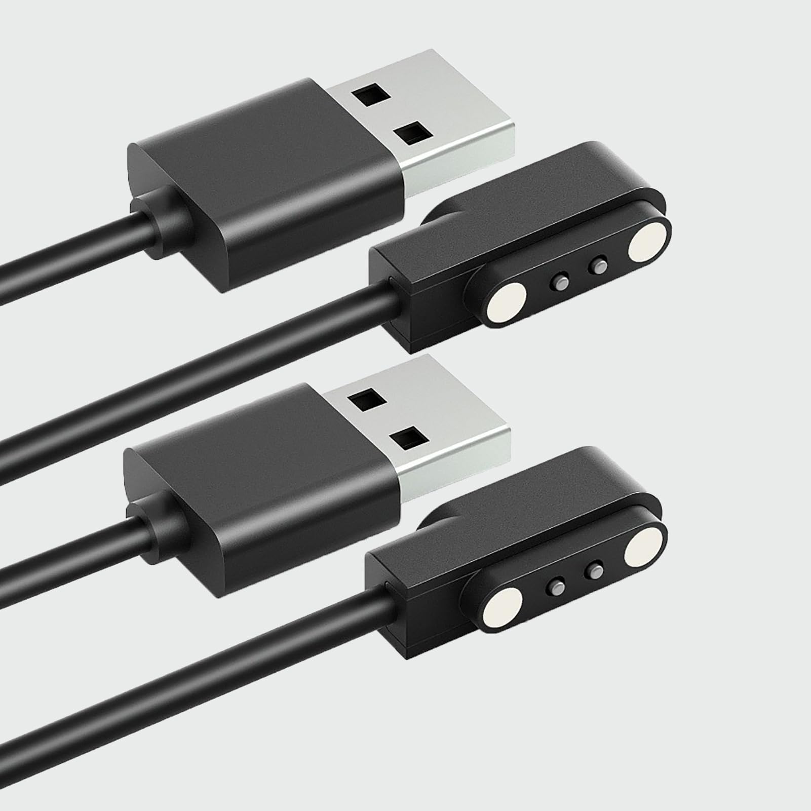 Tiyiyok Chargeur Montre Connectée, 2 Pins 4mm USB Câble De