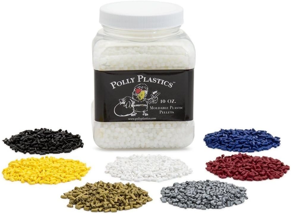 Polly Plastics Moldable Plastic and Color Pellet Kit