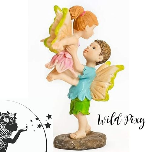 Miniatura 8 de WILD PIXY Figura de hadas en miniatura  Hadas de jardín de hadas con un tema de inspiración, incluye un poema de hadas y caja de regalo, hermosa