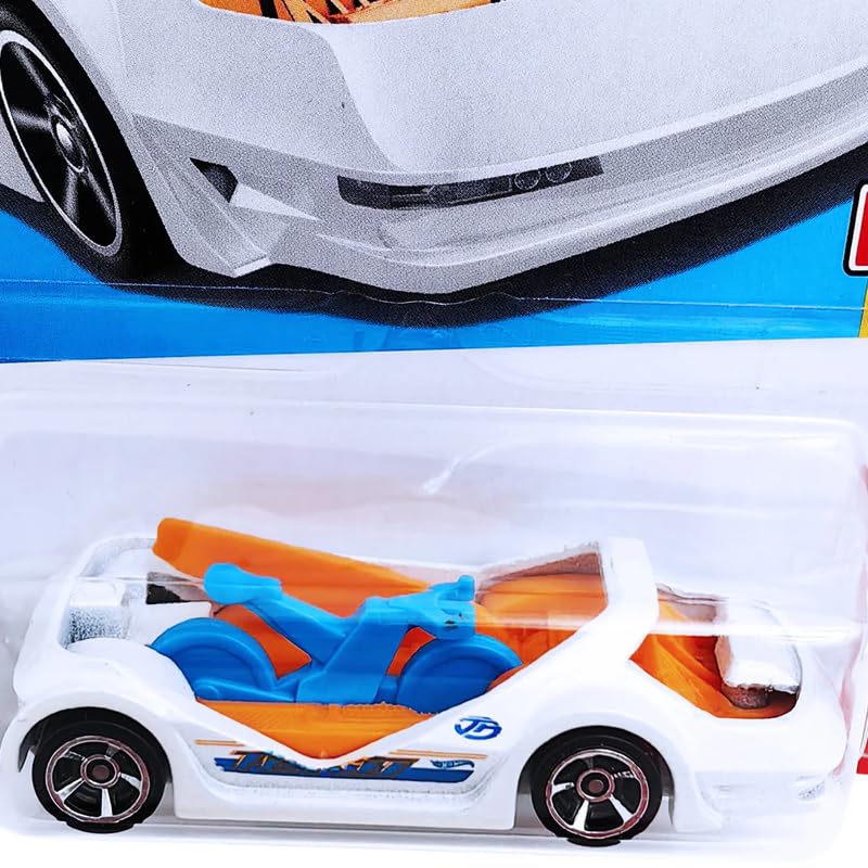 Image of Hot Wheels Let's Race Netflix Deora III Then and Now for Ages 3 and Up (White)
