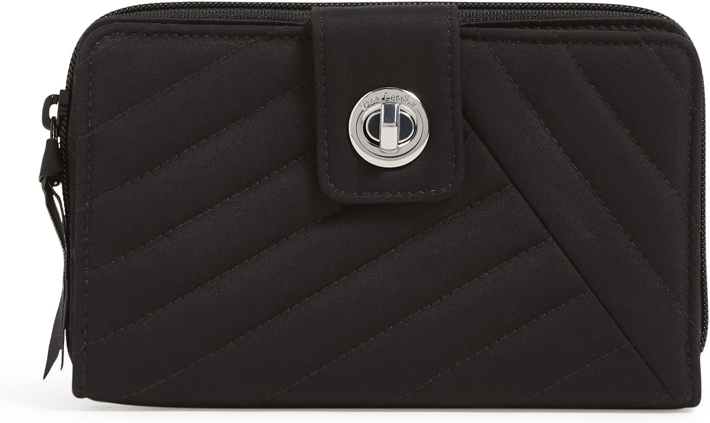 Vera Bradley Women's Cotton Turnlock With RFID Protection Wallet