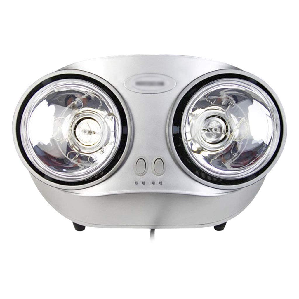 IW.HLMF GXFC 2-bulb Heater, Bathroom Wall-mounted Infrared Heat Lamp, Shower  Heating Option, 370 x 230 x 230 mm : Amazon.co.uk: Home u0026 Kitchen