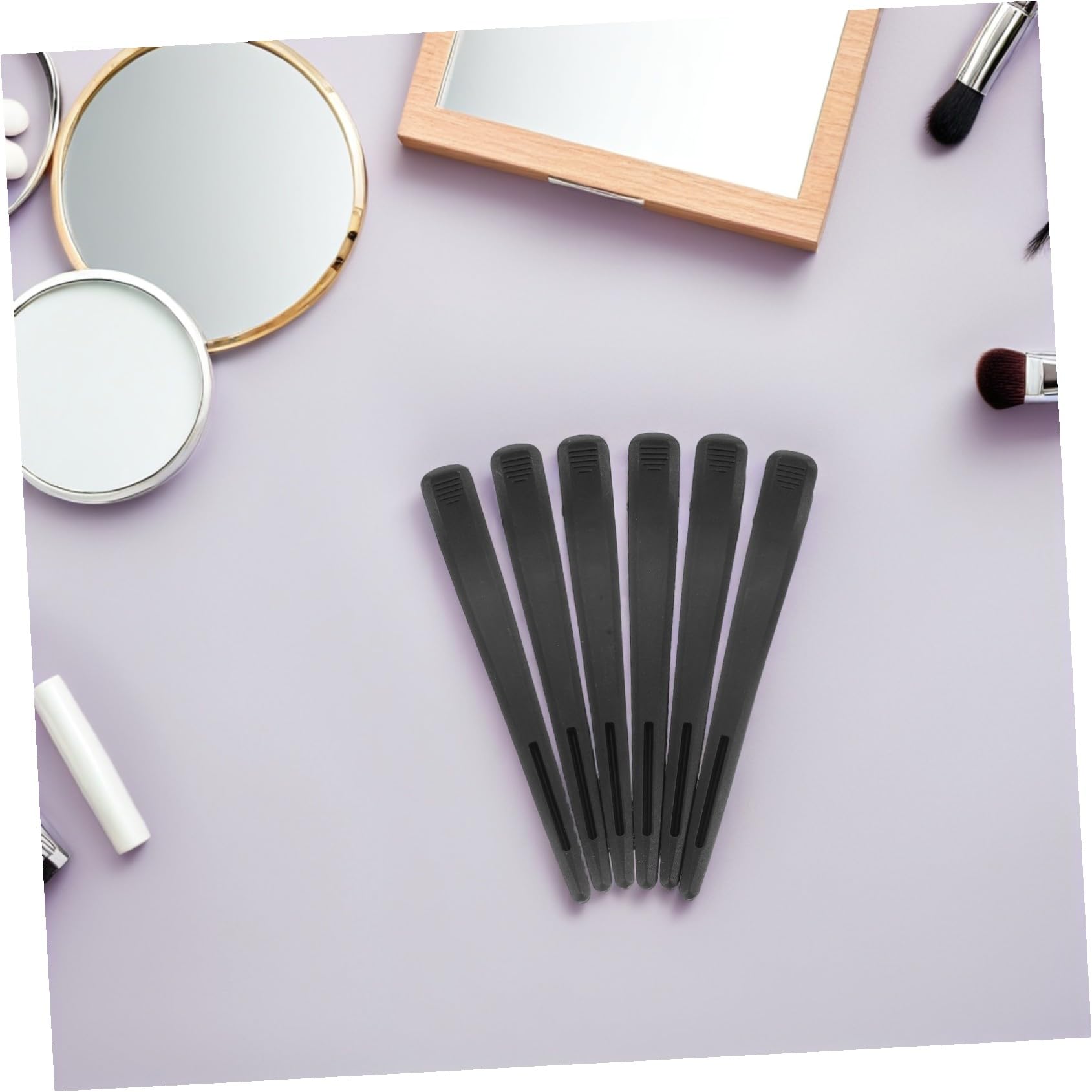 FRCOLOR 20 Pezzi Mollette Capelli Donna Antiscivolo Senza Pieghe per Parrucchieri Fermagli Sezionatori per Styling e Colorazione Clip per Capelli Sottile o Spesso Strumenti Salon