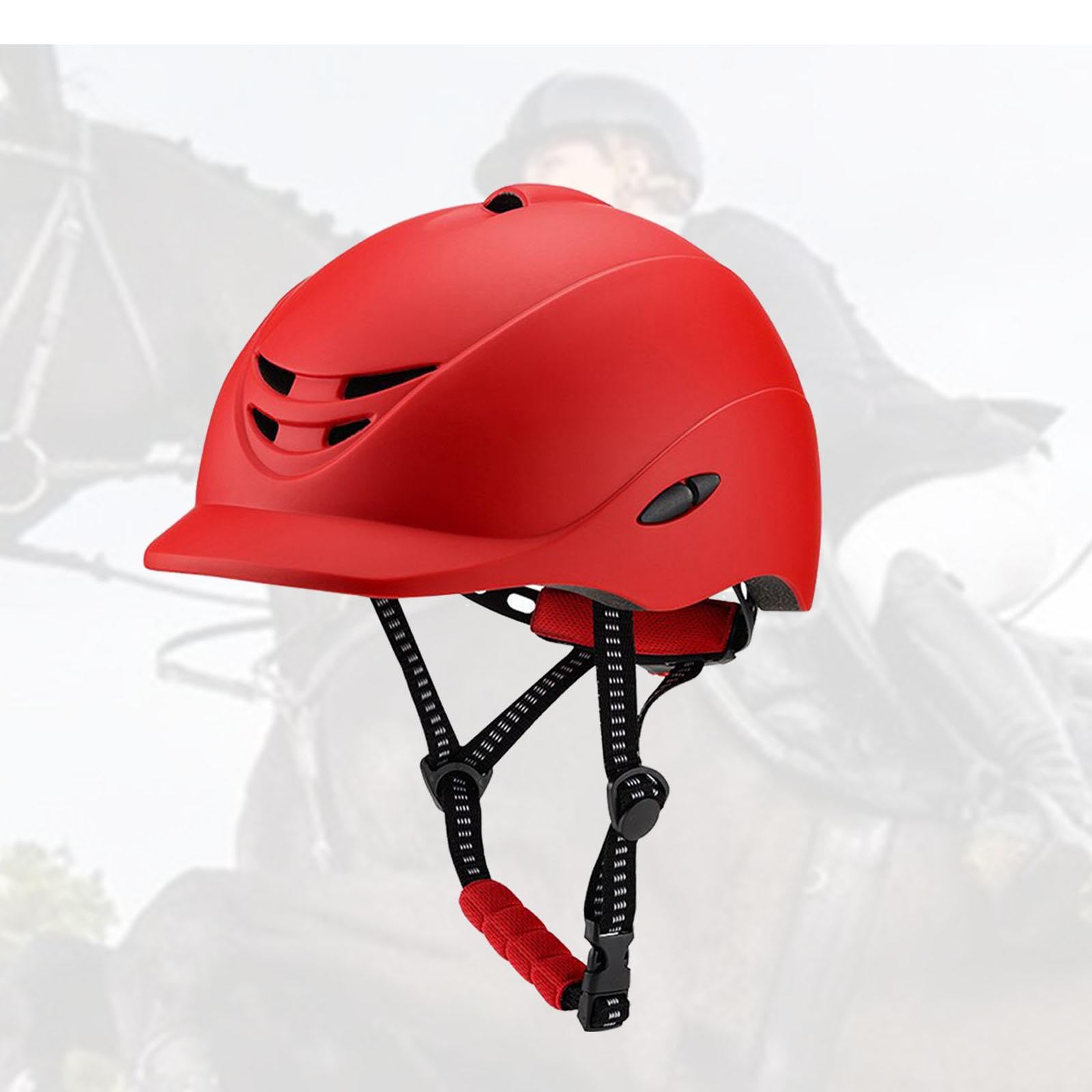 Casque D'équitation Léger, Réglable et Respirant, Idéal pour Les Cours D'équitation et Les Randonnées.