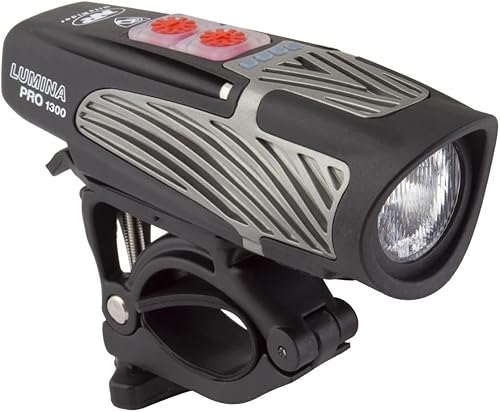 NiteRider Lumina Pro 1300 Luz delantera para bicicleta con NiteLink Wireless Connect USB-C Recargable MTB Road Commuter Lúmenes brillantes IP64