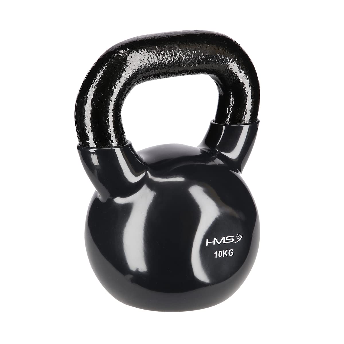 HMS Winylowy kettlebell 10 kg czarny KNV10