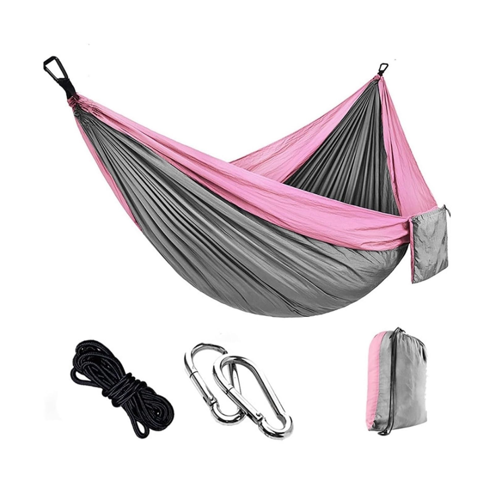 Amaca portatile ultraleggera e traspirante 270x140 cm | Tempo libero all'aperto, giardino, cortile, viaggio(L)
