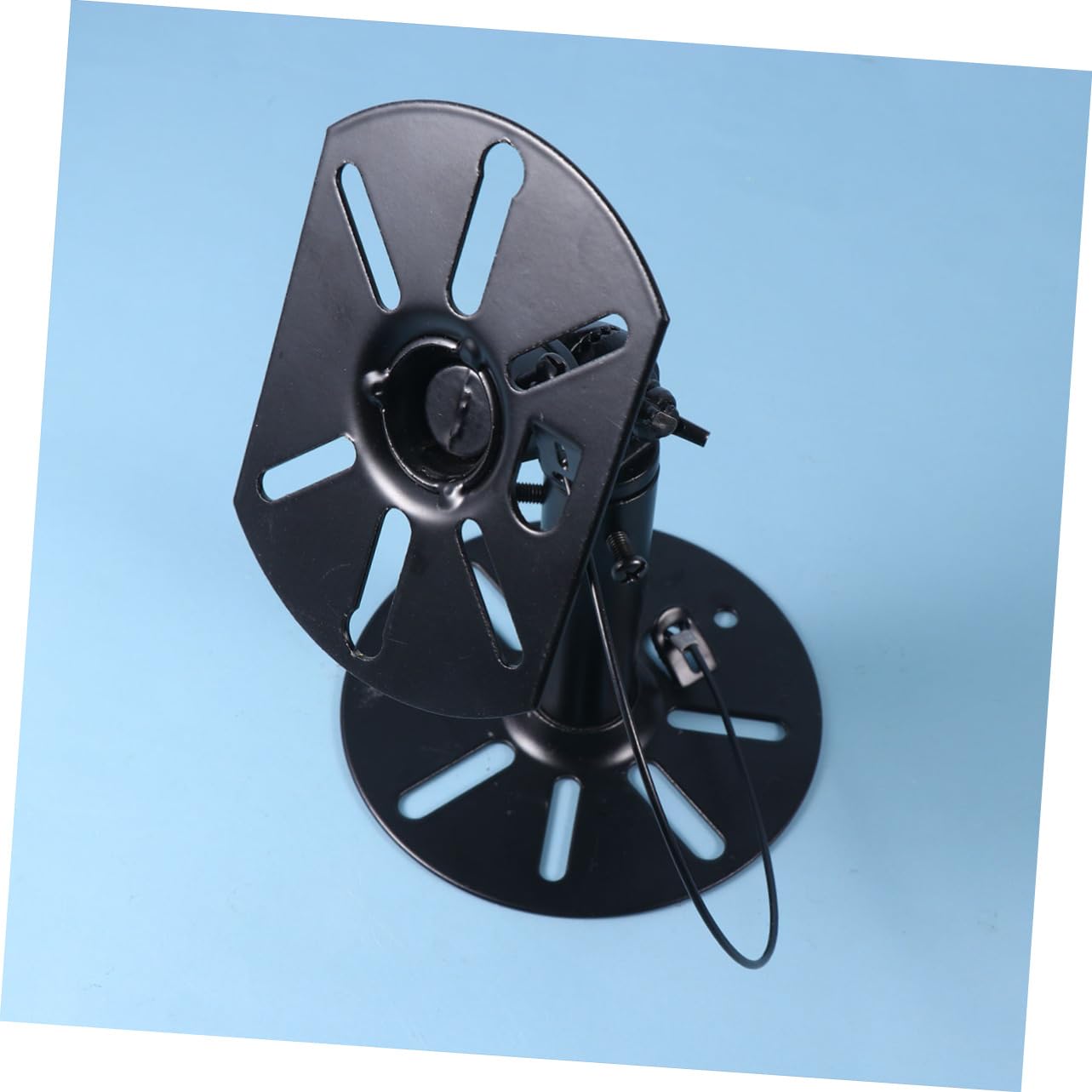 Uonlytech Soporte 2 Negro Piezas para Altavoces de Acero Pared
