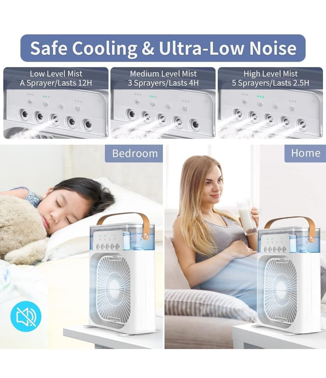 AASHINOX MiNi CoOlEr FoR RoOm CoOlInG MiNi CoOlEr AiR CoOlEr PoRtAbLe AiR CoNdItIoNeRs FoR HoMe OfFiCe ArTiC CoOlEr 3 In 1 CoNdItIoNeR MiNi CoOlEr HoMe (Multi) 1